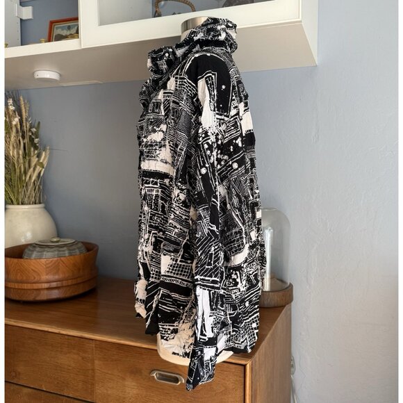 COMFY USA Crinkle Layering Jacket 2X Lightweight Lagenlook Artsy - Picture 3 of 6